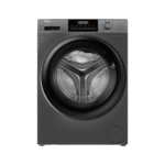 Haier 9 KG Front Loading Washing Machine, 525 mm Super Drum, BLDC Inverter Motor, Laser Welding, Steam, Silver, HW90-BP14929AS6