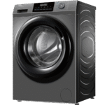 ⁦غسالة ملابس هاير فول اوتوماتيك تحميل امامي 8 ك 1400 لفة ديجيتال انفرتر سيلفر HW80-BP14929AS6⁩ - الصورة ⁦2⁩