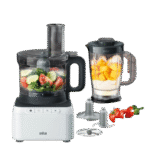 ⁦براون اف بي 3131 محضر طعام ابيض بقدرة 800 وات خلاط 1.2 لتر وعاء تحضير سعة 2.1 2 زر سرعة وزر نبض⁩ - الصورة ⁦2⁩