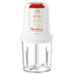 Moulinex AT7191EG Multi Moulinette Chopper 3 in 1, 500 ml Chopper, 500 Watts, Molokhya Blade, 1 Speed and Turbo function, white - Image 2