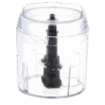 مفرمة ميانتا ميني بشفرة مزدوجة باللون الأسود براتيكو II، 400 وات 500 مل، سرعتان - CH2331B - الصورة 3