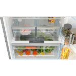 Bosch, Series 4, free-standing fridge-freezer with freezer at bottom, 505 liter, 193 x 70 cm, Brushed steel anti-fingerprint, Digital -KGN56CI30U - Image 3