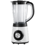 ⁦خلاط كهربائي بمطحنة ومفرمة من تورنيدو TBL-500W، ، 1.5 لتر، اسود وابيض، 600 واط⁩ - الصورة ⁦4⁩