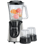 Black & Decker 1.5L Blender with 2 Grinding Mills Black