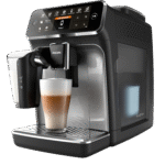 PHILIPS Bean-to-Cup Espresso Machine - LatteGo Milk Frother, 8 Coffee Variaties, Intuitive Display, Black (EP4346/70) - Image 3