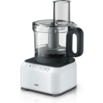 ⁦براون اف بي 3131 محضر طعام ابيض بقدرة 800 وات خلاط 1.2 لتر وعاء تحضير سعة 2.1 2 زر سرعة وزر نبض⁩ - الصورة ⁦4⁩