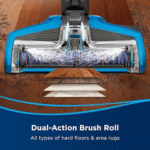 ⁦مكنسة تنظيف للاسطح المتعددةكروس ويف من بيسيل، تيتانيوم/ ازرق، 1713⁩ - الصورة ⁦2⁩