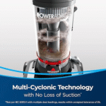 ⁦مكنسة كهربائية باور هيلكس تربو من بيسيل موديل 2110 E، أحمر⁩ - الصورة ⁦5⁩