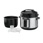 Black+Decker Smart Steam Pot, 1350W, 9 In 1, 10 L, Smart Programmable Electric Pressure Cooker, Black/Silver - Pcp1010-B5 - Image 2