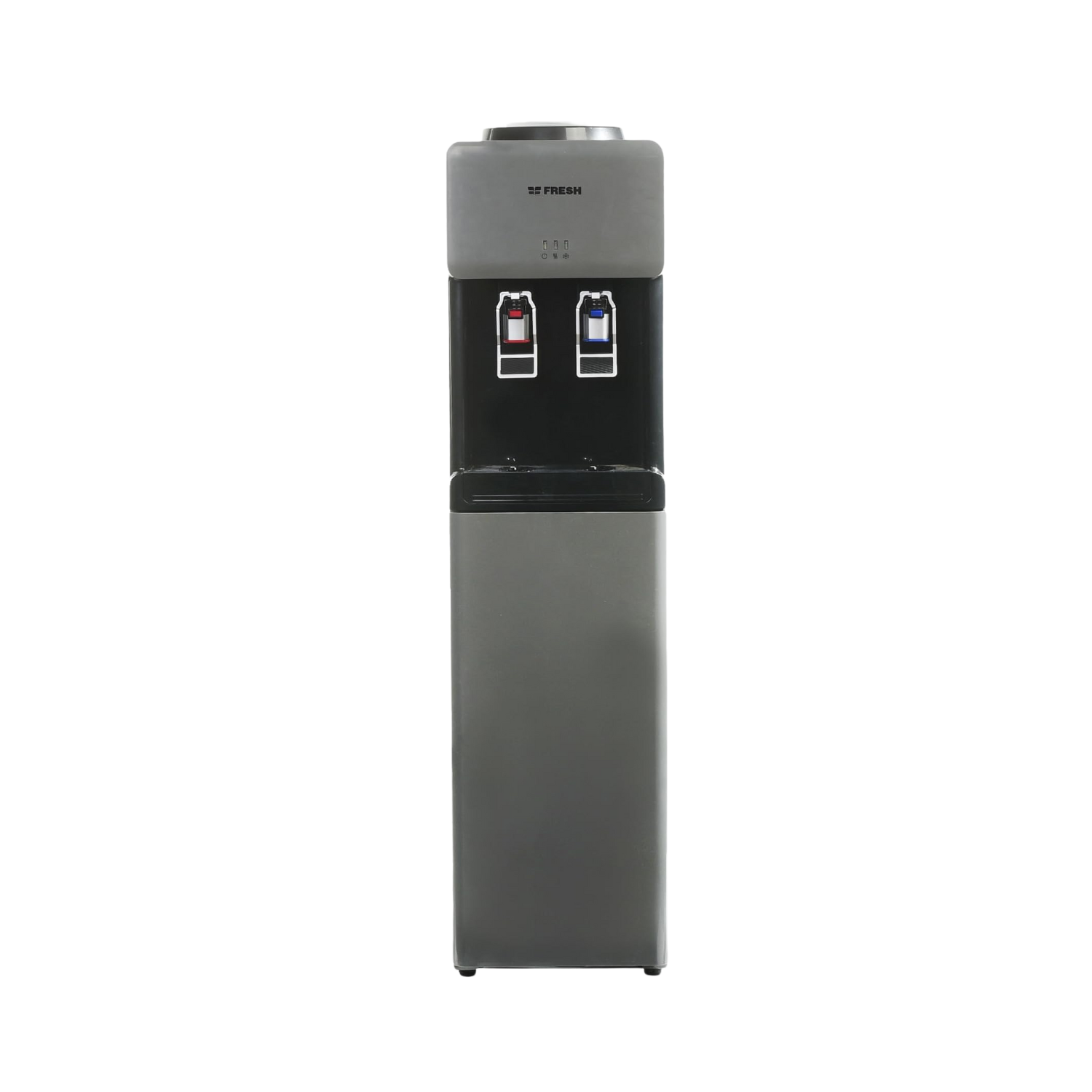 تصميم بدون عنوان - 2025-11-27T220444.796 Fresh FW-17VFD Water Dispenser With 2 Taps Hot & Cold - Grey - Image 1