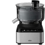 Braun FP 3235 SI PurEase 12 in 1 Food processor, 800W, 2.1L Bowl, Metal Design, Black - Image 3