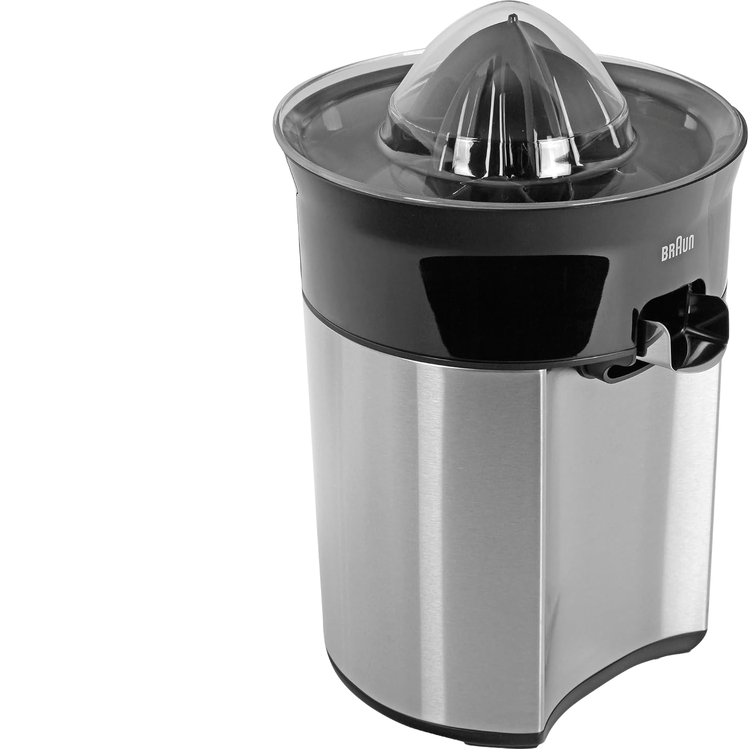 تصميم بدون عنوان (3) عصارة حمضيات مباشرة سيتروس كويك 5 من براون، فوهة مقاومة للتنقيط، تشغيل/ إيقاف تلقائي، سهلة التنظيف، نظام خدمة مباشر، مع غطاء واقي، 60 واط، أسود، Cj 5050 - الصورة 1