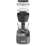 KENWOOD 2-in-1 Chopper + Grinder 1000W Powerful Metal Grinder and Electric Chopper with Eversharp Quadblades, Dripper Pro, Spatula for Wet Chopping & Dry Grinding CHP80.000SI Grey - Image 6