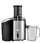 Kenwood Juicer 700W Stainless Steel Juice Extractor with 75mm Wide Feed Tube, 2 Speed, Transparent Juice Jug, Pulp Container, Anti Drip for Home, Office, Restaurant &Cafeteria JEM50.000BS Silver/Black - Image 7