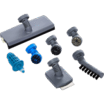 ⁦ممسحة بخار كهربائية 10 في 1 من بلاك اند ديكر، بقدرة 1300 وات مع 10 مرفقات، لون ابيض - FSMH13E10-B5، ضمان دولي⁩ - الصورة ⁦5⁩