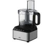 Braun FP 3235 SI PurEase 12 in 1 Food processor, 800W, 2.1L Bowl, Metal Design, Black - Image 4
