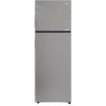 ⁦هاير ثلاجة ببابين مع نظام تبريد زون فريش بوكس فلتر بتقنية ديو وعاكس مزدوج 357 لتر - لون فضي معدني HRF-380TMBM⁩ - الصورة ⁦2⁩