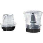 ⁦خلاط كهربائي بمطحنة ومفرمة من تورنيدو TBL-500W، ، 1.5 لتر، اسود وابيض، 600 واط⁩ - الصورة ⁦3⁩