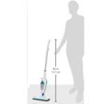 ⁦ممسحة بخار كهربائية 10 في 1 من بلاك اند ديكر، بقدرة 1300 وات مع 10 مرفقات، لون ابيض - FSMH13E10-B5، ضمان دولي⁩ - الصورة ⁦7⁩