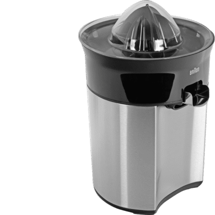 عصارة حمضيات مباشرة سيتروس كويك 5 من براون، فوهة مقاومة للتنقيط، تشغيل/ إيقاف تلقائي، سهلة التنظيف، نظام خدمة مباشر، مع غطاء واقي، 60 واط، أسود، Cj 5050