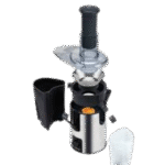 عصارة 700 وات من كينوود من الفولاذ المقاوم للصدأ مع أنبوب تغذية عريض 75 ملم بسرعتين، إبريق عصير شفاف، حاوية لُب الفاكهة، مضادة للتنقيط للمنزل والمكتب والمطعم والكافيتريا JEM51.000GS فضي/رمادي - الصورة 2