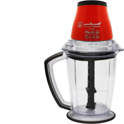 قطاعه مولينكس 500 وات للحوم والخضراوات، أحمر