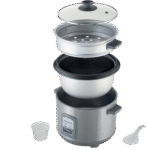 ⁦حلة طهي الأرز بالبخار rcm71.000ss من كينوود، سعة كبيرة 2.8 لتر⁩ - الصورة ⁦4⁩