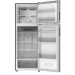 ثلاجة ببابين مع نظام تبريد زون بصندوق فريش بوكس وفلتر بتقنية ديو وعاكس انفرتر مزدوج 357 لتر من هاير – لون أسود معدني، HRF-380TMBM