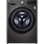 غسالة ملابس ال جي فول اوتوماتيك تحميل امامي فيفاس 9 كجم  ،  لون فضي - تقنية ThinQ تعبئة أمامية 9.0 كيلوجرام F4R5VYG2E
