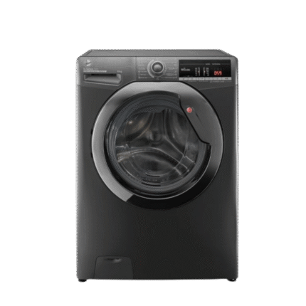 غسالة ملابس هوفر فول اوتوماتيك تحميل امامي بالكامل 8 كجم، لون فضي، H3WS383TAC3R-ELA