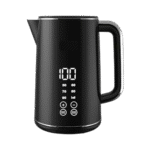 Black & Decker Kettle 1.7L, Touch Screen Digital Display, Double-Wall Construction, 6 preset Temperature Settings 2200 W,30 Min Keep Warm, Auto Off, JCD200-B5