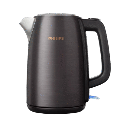 Philips 5000 Series Stainless Steel Kettle - 2200W, 1.7L, Spring Lid, Black & Copper - HD9352/31