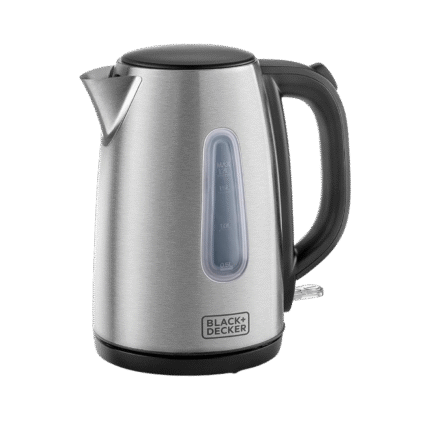 Black & Decker 1.7L Concealed Coil Stainless Steel Kettle, Jc450-B5, Silver