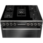 Bosch HJYGGXV60M gas cooker in black - Image 5