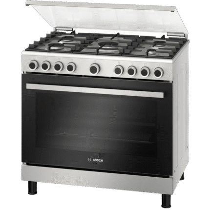 Bosch HGVDA0Q50M gas cooker in silver