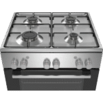 Bosch HGA120B50M gas cooker in silver - Image 2