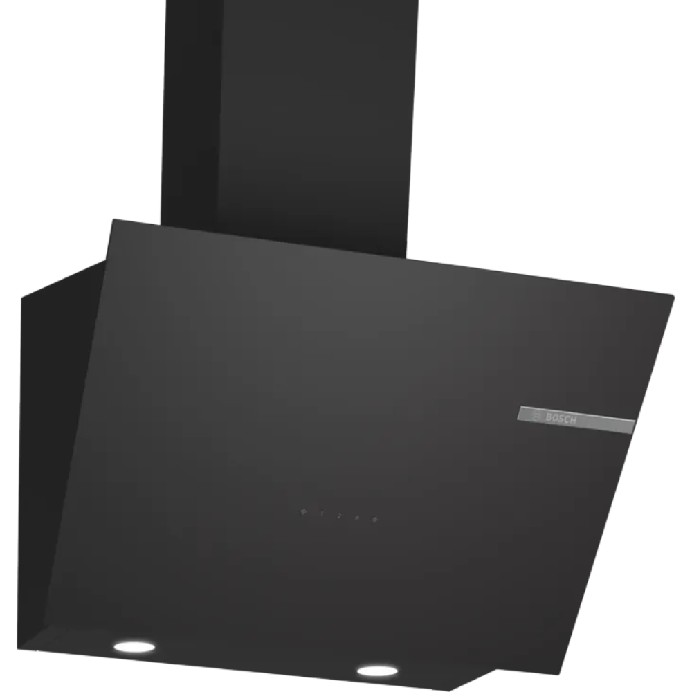 تصميم بدون عنوان Bosch DWK66PJ60M 60cm Wall Mounted Extractor Fan in Black - Image 1