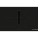 80cm Induction Hob with Built-in Ventilation System PVS811B16E in Black - Image 3