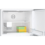 Bosch Series 4, free-standing fridge-freezer with freezer at top, 186 x 75 cm, Inox-easyclean KDN76XI3E8 - Image 5