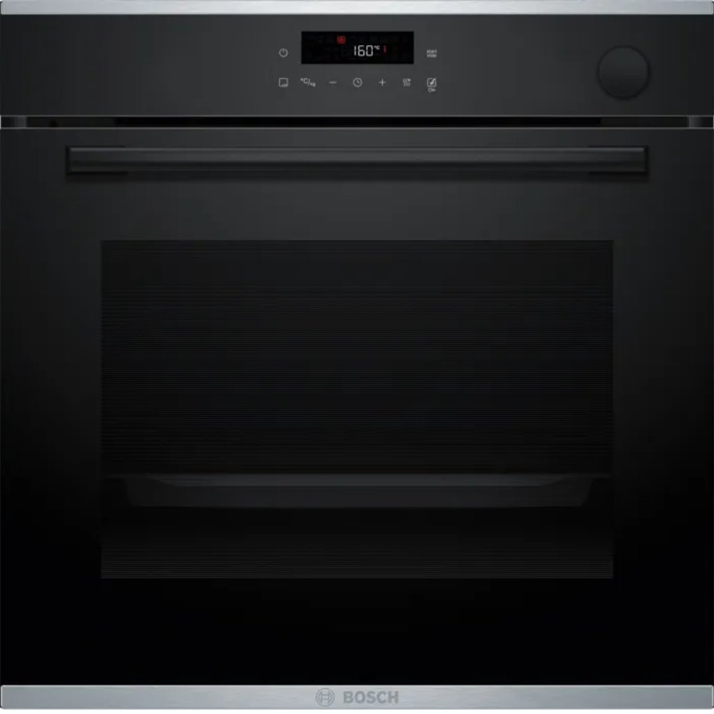 تصميم بدون عنوان فرن بلت ان من بوش HRG272EB3M باللون الاسود - الصورة 1