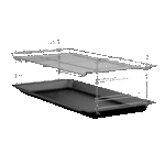 Bosch HGVDA0Q50M gas cooker in silver - Image 2