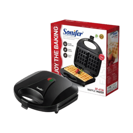 Sonifer Waffle Maker, 750 Watt, Black - SF-6134 750 W SF-6134 black