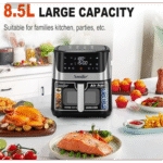 ⁦قلاية هوائية سعة 8.5 لتر وقدرة 1700 وات من سونيفر SF-1034⁩ - الصورة ⁦2⁩