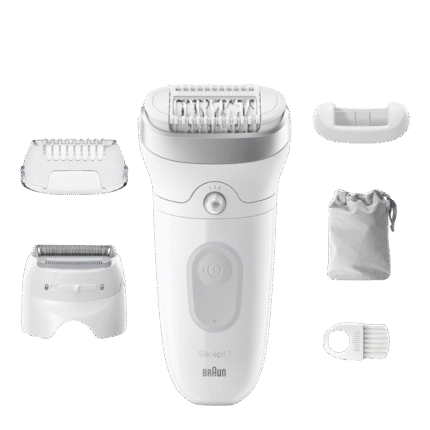 جهاز إزالة الشعر سيلك ابيل 7، ماكينة حلاقة وتشذيب للنساء SE7-041