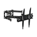 4-Arm Movable Screen Holder, Adjustable 25 Degrees Up & Down Wall-Mounted TV Stand, Expandable suits different screens from for 32 to 65 inch Screens, LED TV, Load Capacity Till 40 Kg, Metal, Black - Image 3