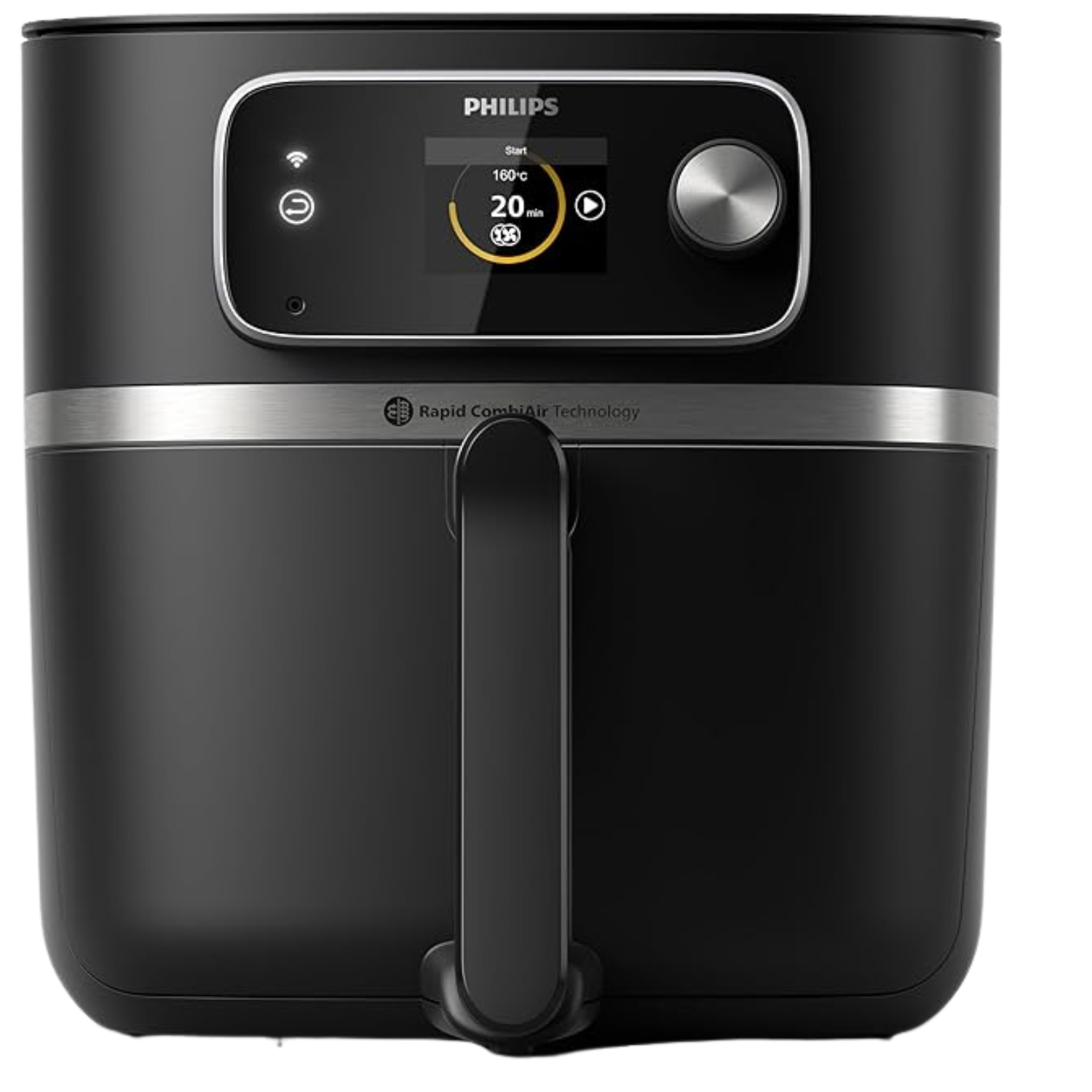 تصميم بدون عنوان - 2025-12-26T211556.823 فيليبس مقلاة هوائية كومبي من سلسلة 7000 مقاس XXL متصلة HD9880/90، ، 2200.0 واط، أسود - الصورة 1