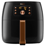 مقلاة هوائية XXL - 2000 وات 50 هرتز 1.4 كجم من فيليبس بتقنية الاستشعار الذكي تقنية الهواء السريع اسود نحاسي HD9863 91  لتر 2000.0 واط