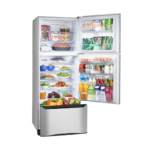 ثلاجة تورنيدو 351 لتر اللون سيلفر موديل RF-45FT-SL