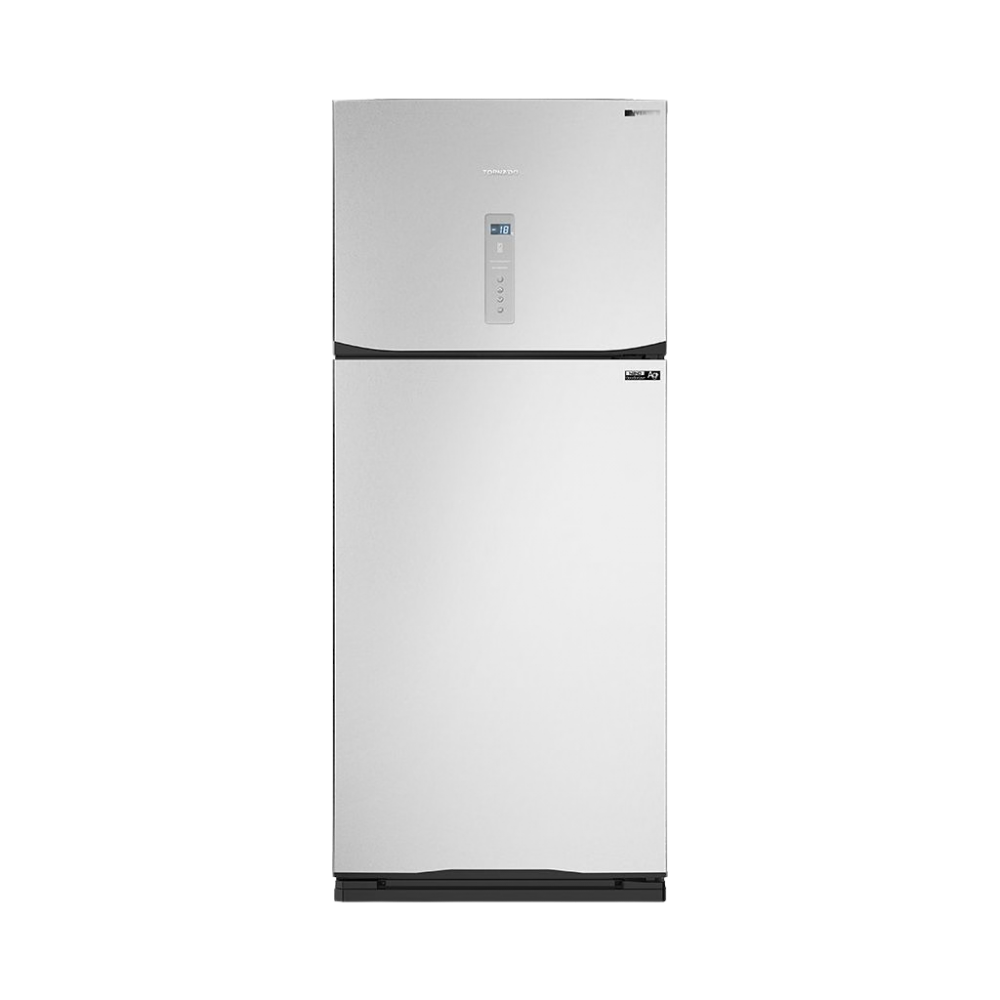 تصميم بدون عنوان - 2026-03-09T165346.102 ثلاجة تورنيدو ديجيتال 396 لتر اللون سيلفر موديل RF-480ATV-SL