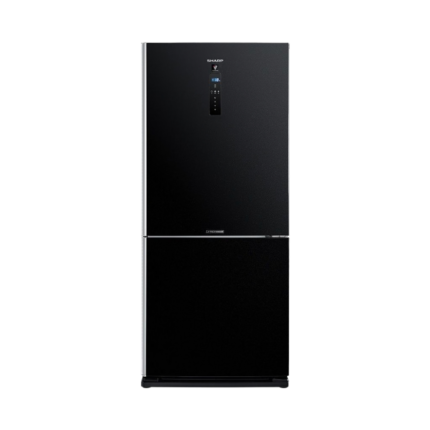 ثلاجة شارب انفرتر ديجيتال فريزر سفلي 558 لتر أسود SJ-PV73K-BK